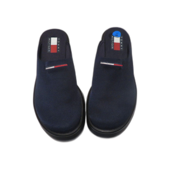 NWOT Women's Tommy Hilfiger Mules/Slides Slip On Navy Blue Size 6.5 - Picture 1 of 6